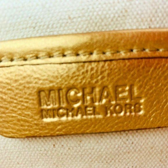 Michael Kors Santorini Straw Clutch Satchel Chain - Picture 6 of 7